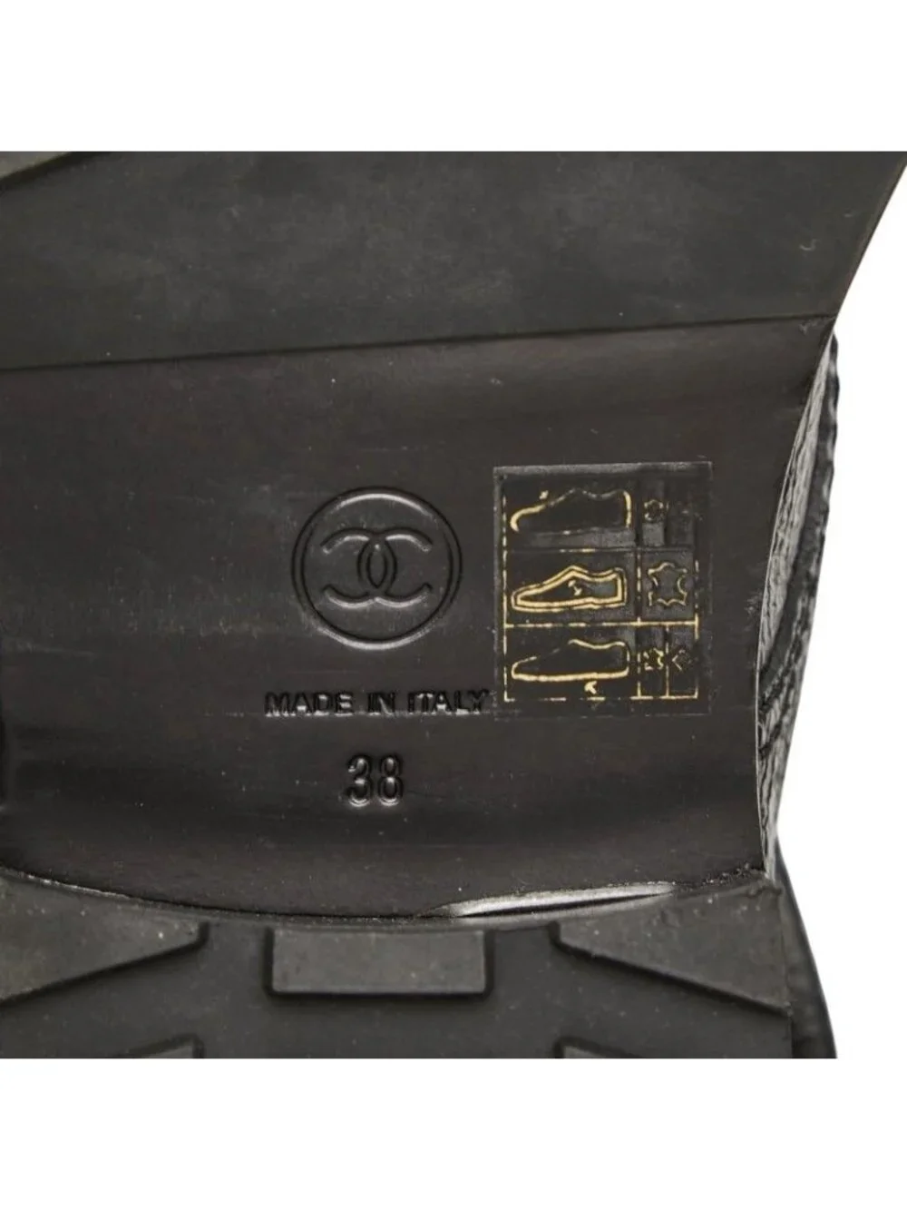 Chanel CC Logo Lace Up Short Boots 38 Black Leather Velour Faux Pearl